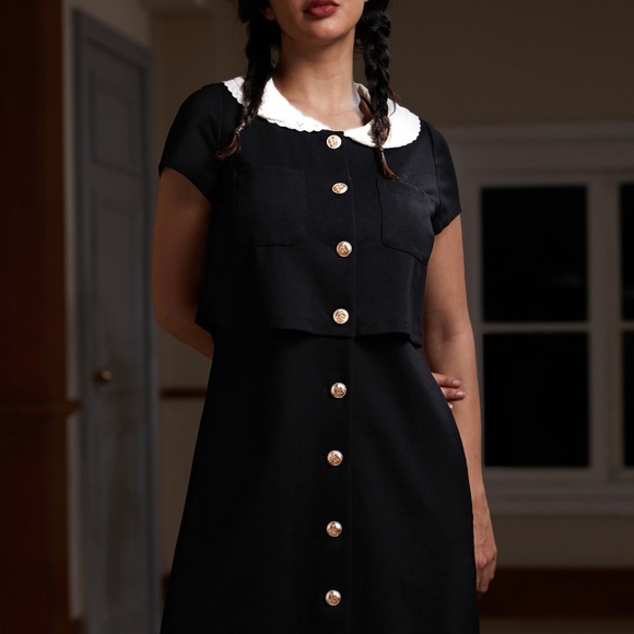 Falling for the Fall Equinox Collared Dress ModCloth Brand New Unworn - Picture 4 of 10